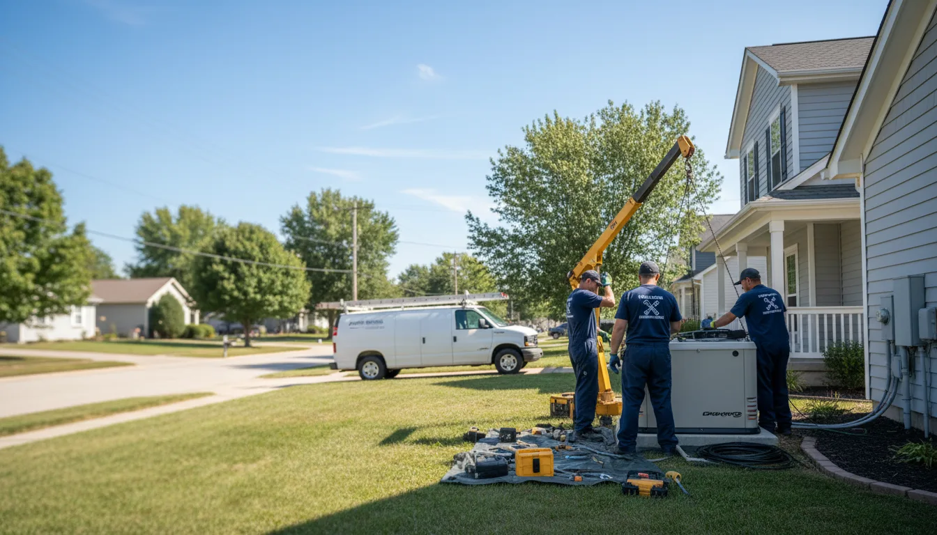 Generator Installation in Peoria, IL near me